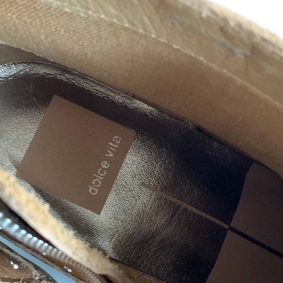 Dolce Vita Bootie Women Size 6M Tan Leather Western Point-toe Booties - Picture 10 of 12